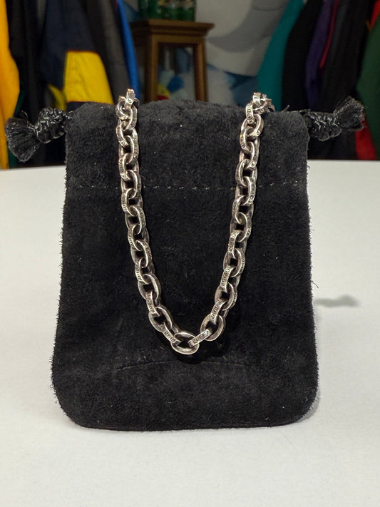 New Chrome Hearts 30” Paper Chain Necklace