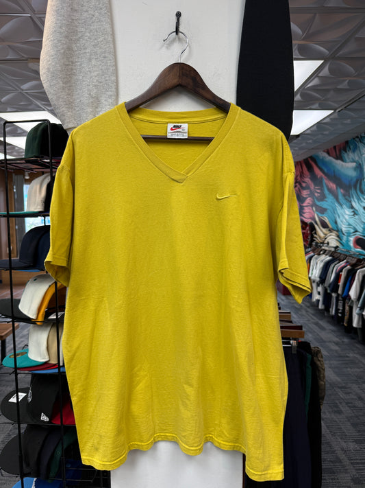 Vintage Yellow Nike V-Neck