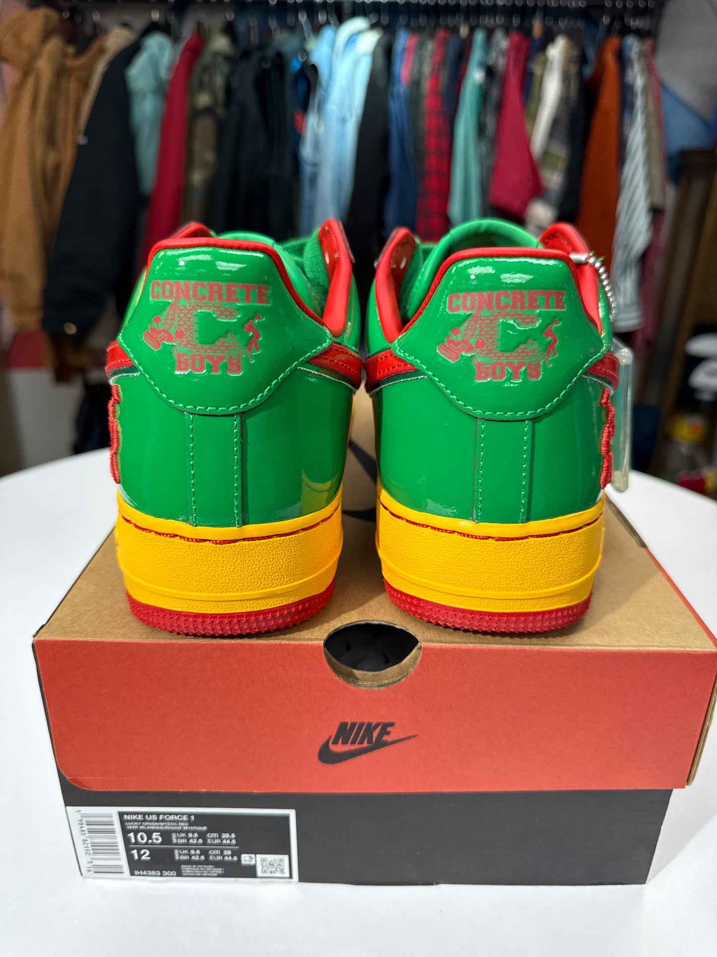 New Nike AF1 Lil Yachty Concrete Boys Lucky Green