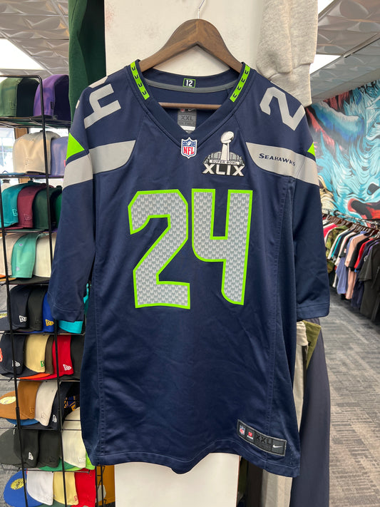 Nike Marshawn Lynch Seattle Seahawks Jersey