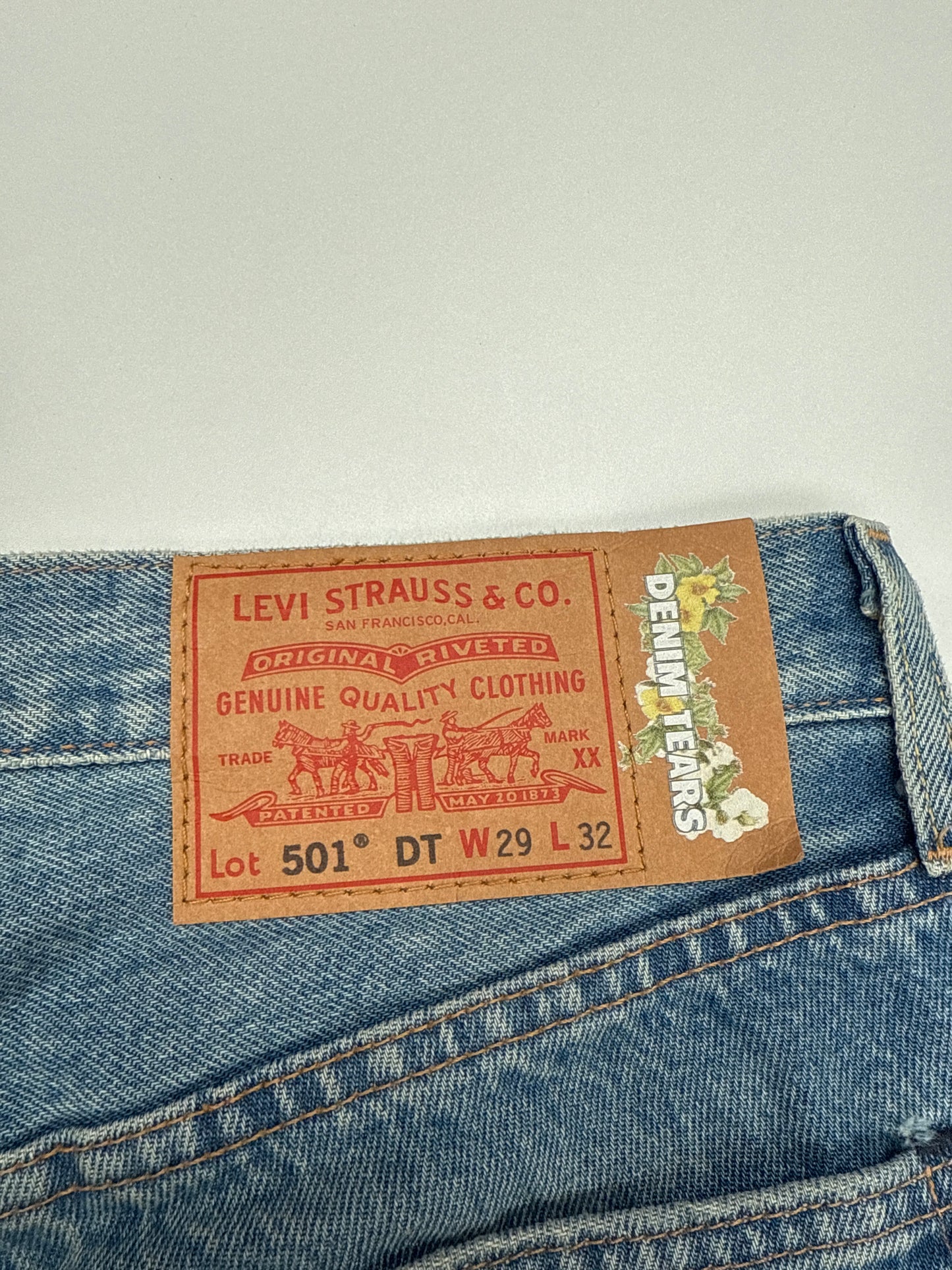 Denim Tears Light Wash Jeans