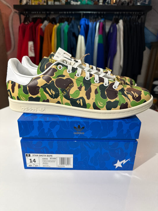 New Bape x Adidas Stan Smith ABC Camo