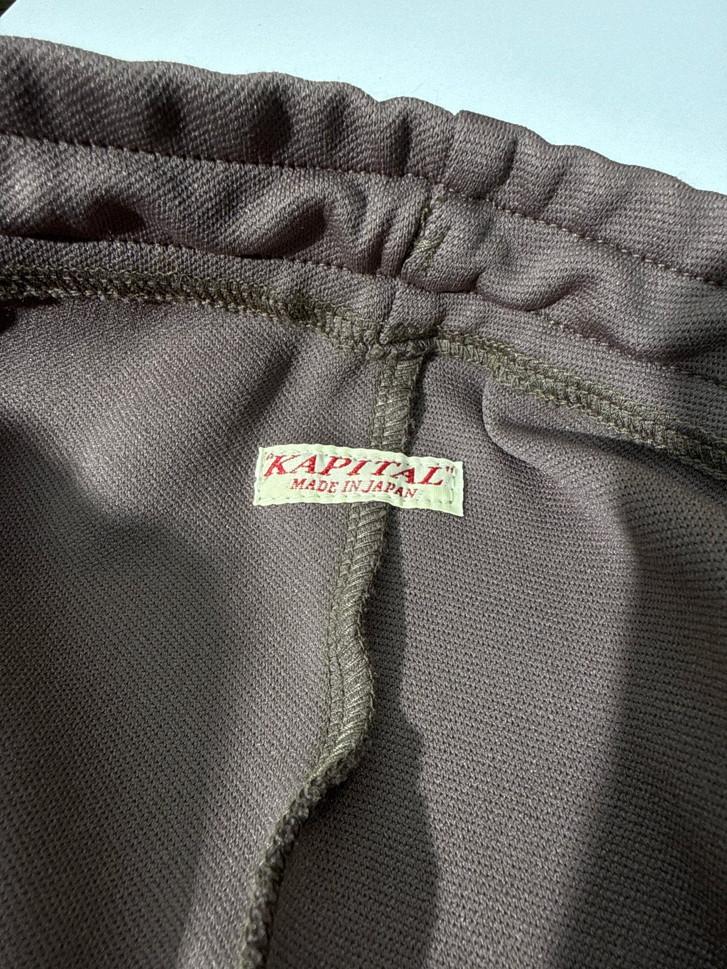New Kapital Smooth Jersey Stuntman Flare Track Pants