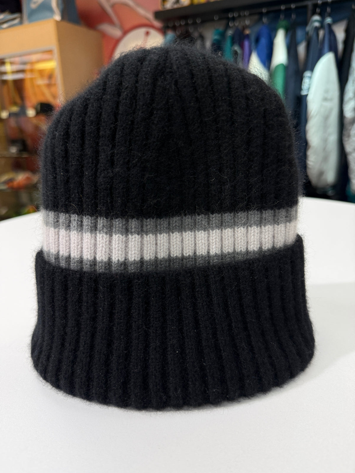 Supreme Stripe Cashmere Beanie