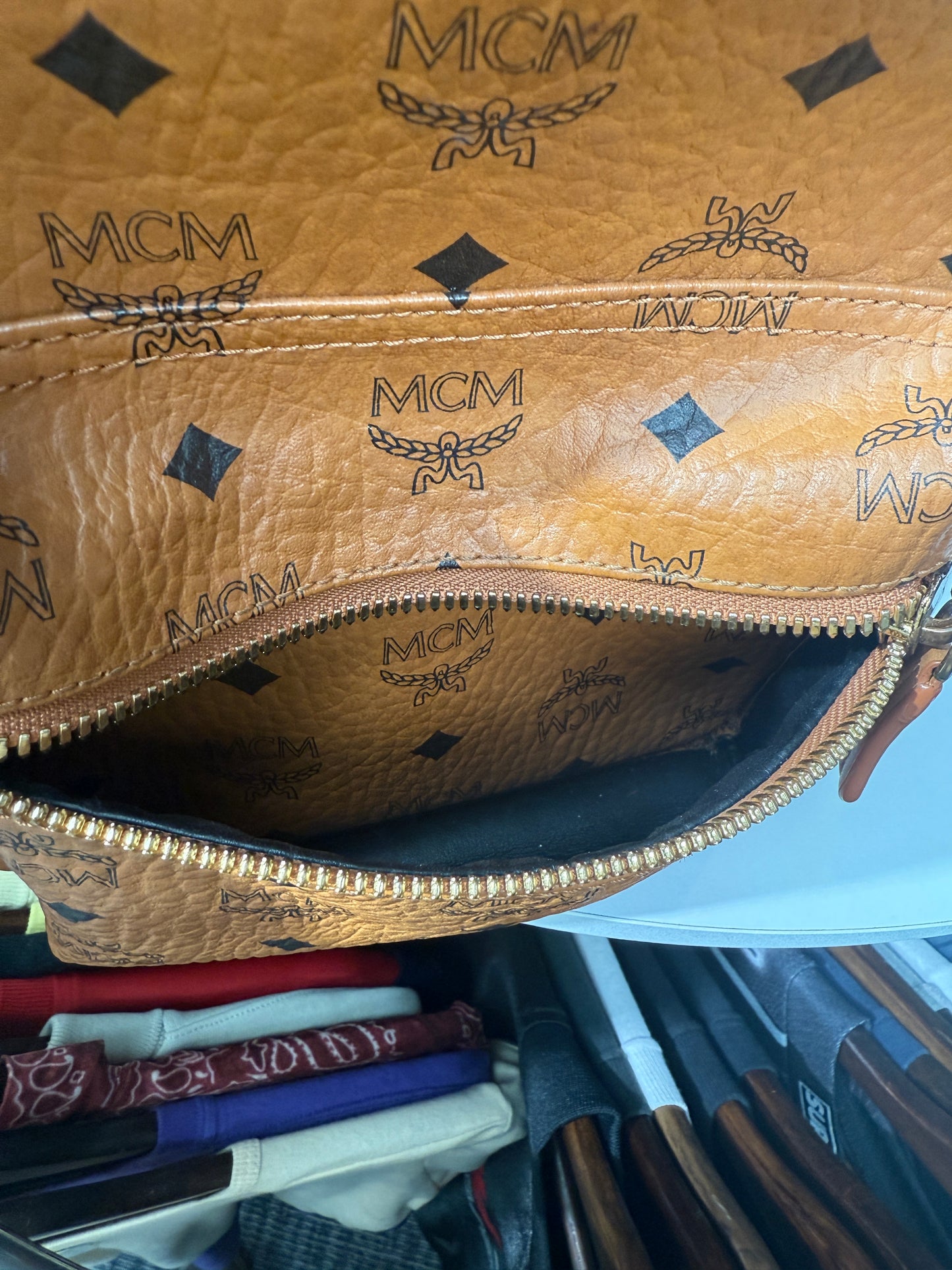 MCM Small Stark Visetos Backpack