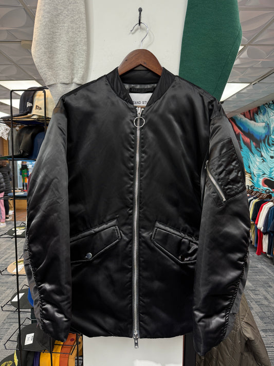 Stand Studios Satin Prim Bomber