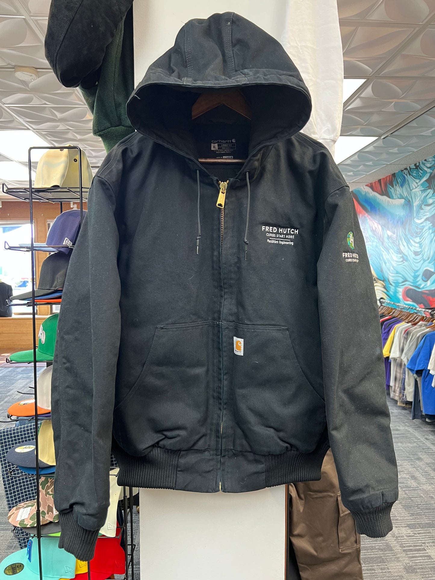 Carhartt Custom Fred Hutch Black Active Jacket