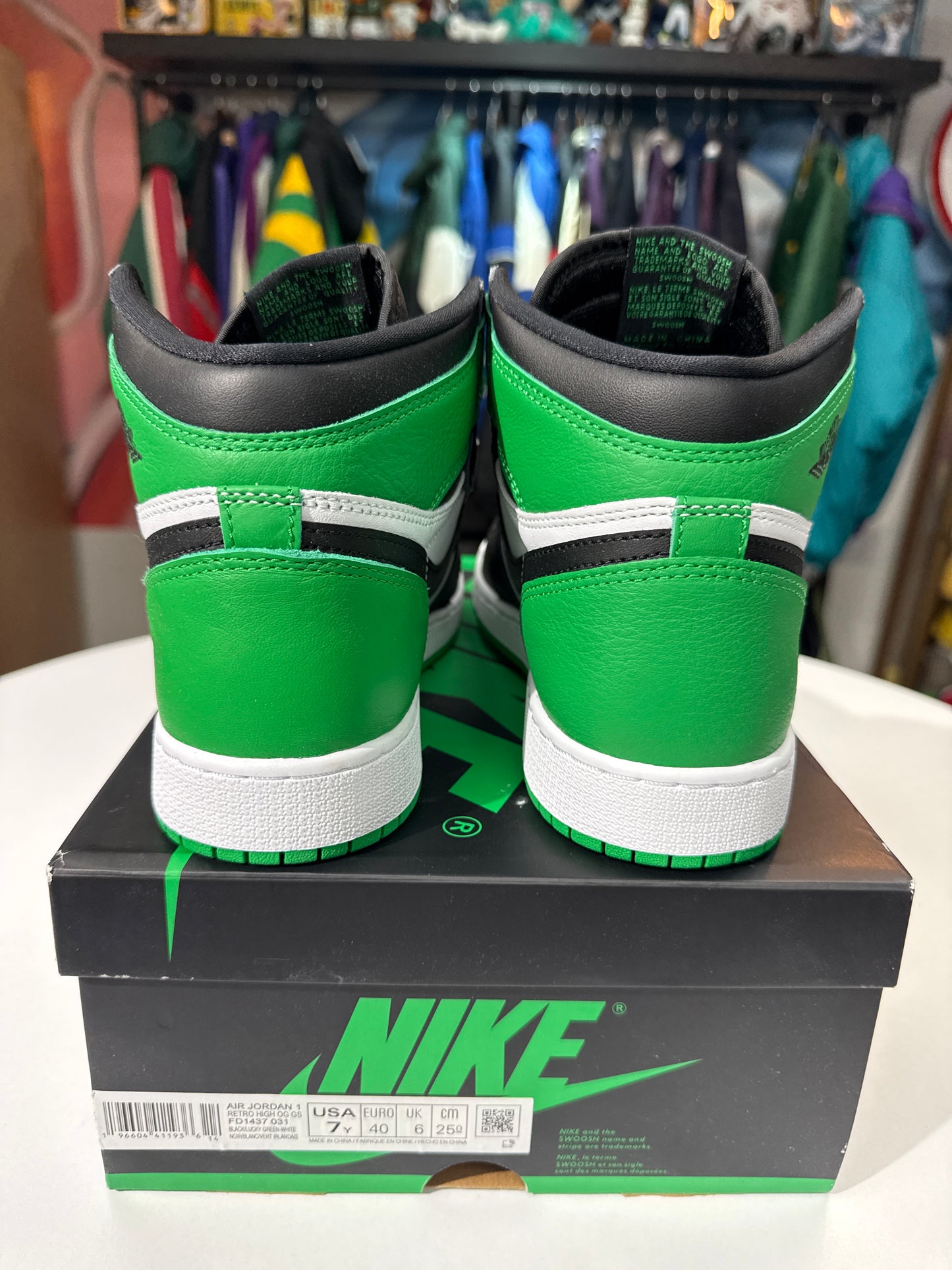 New Jordan 1 Lucky Green