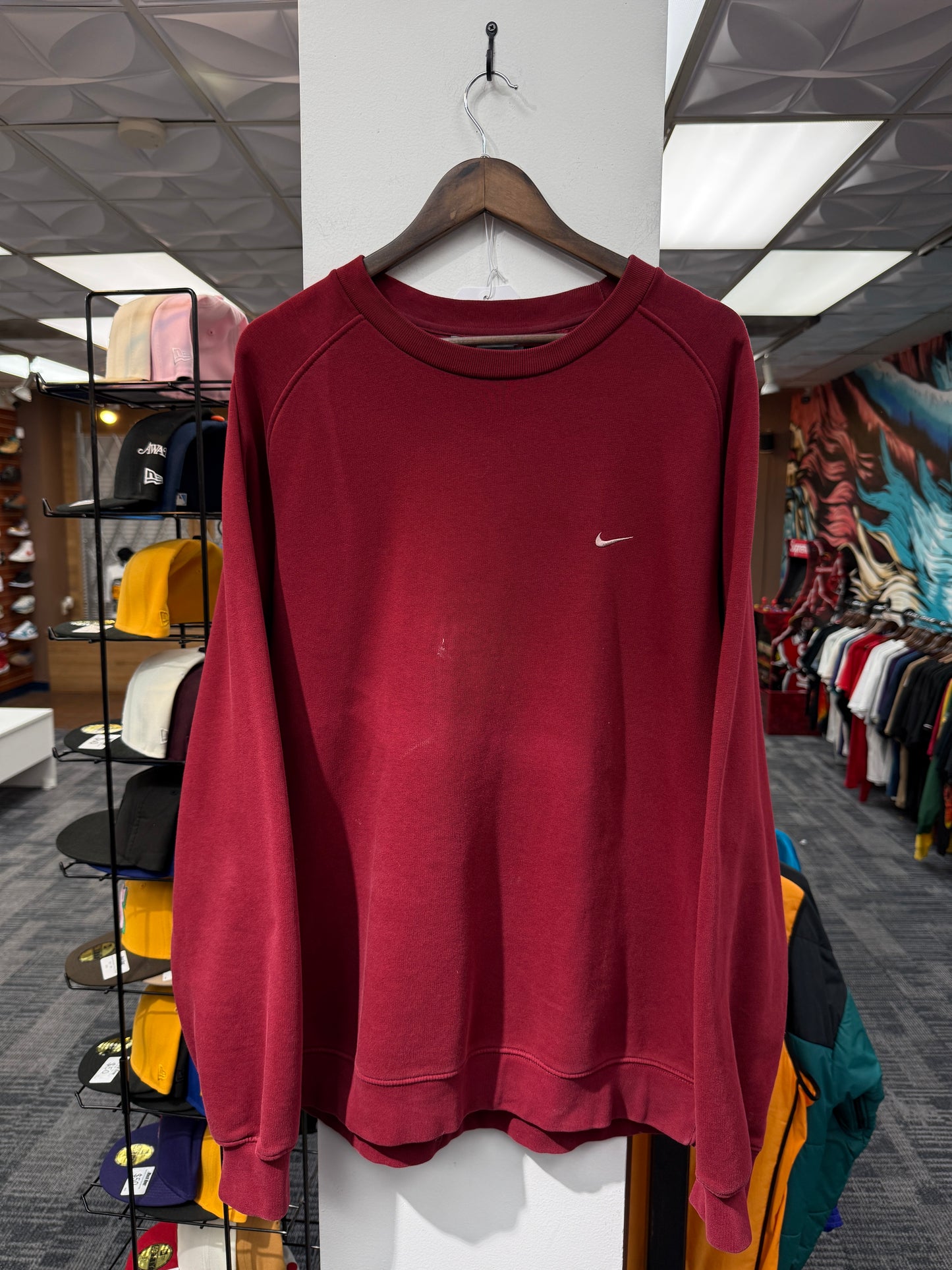 Vintage Nike Crewneck Burgundy