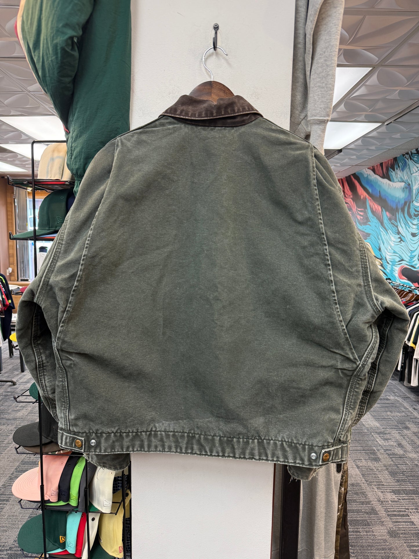 Vintage Carhartt J97 MOS Olive Detroit Jacket