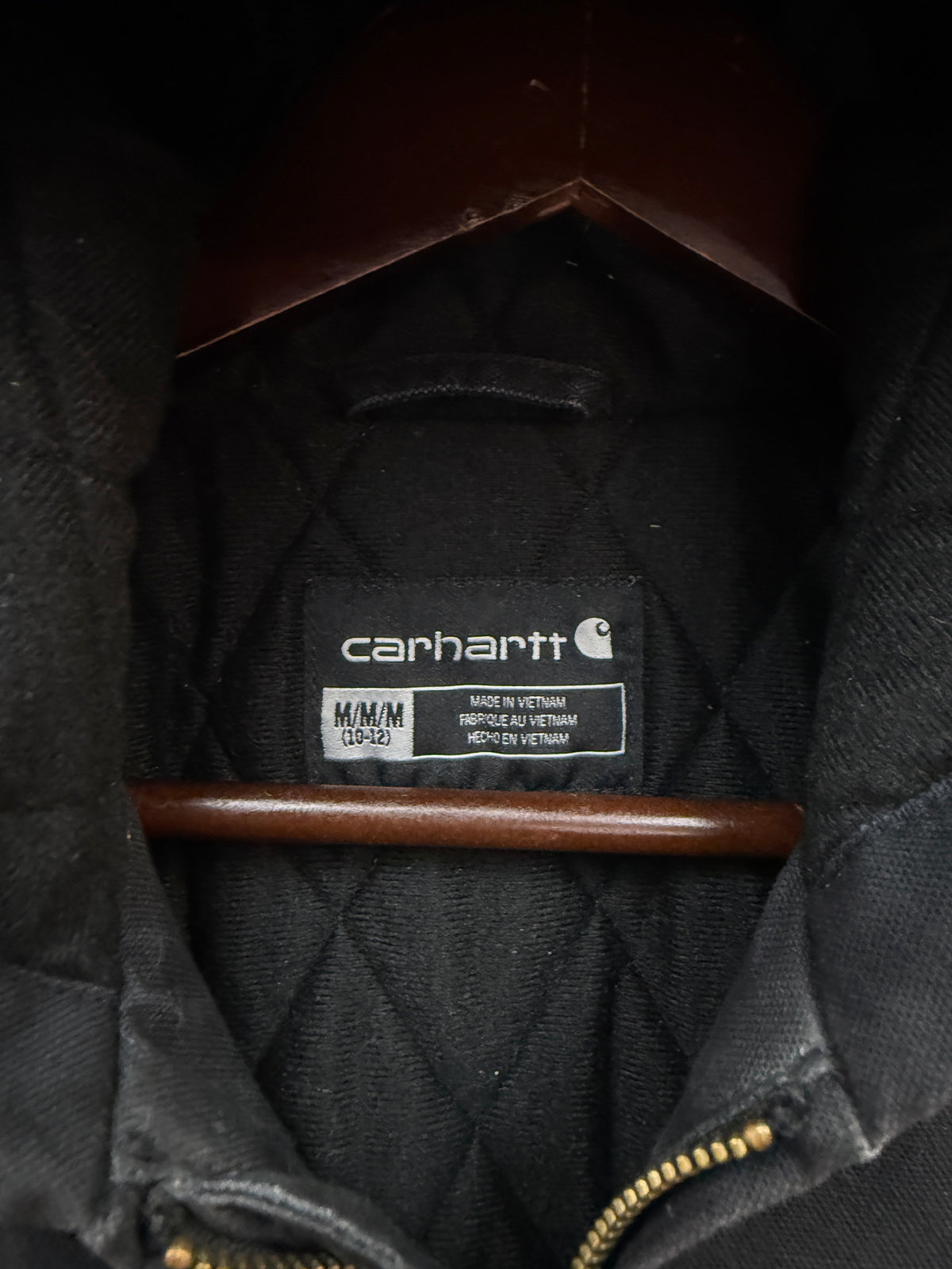 Carhartt Kids Black Hooded Jacket