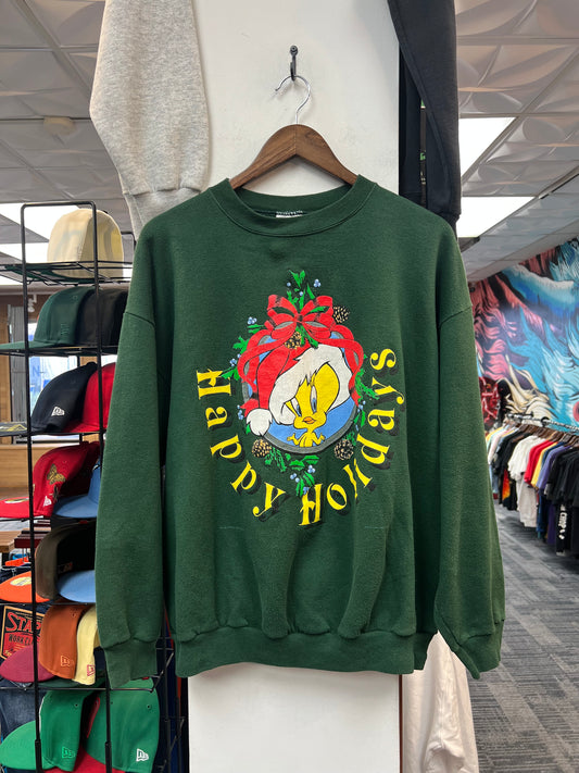 Vintage Christmas Tweety Bird Crewneck