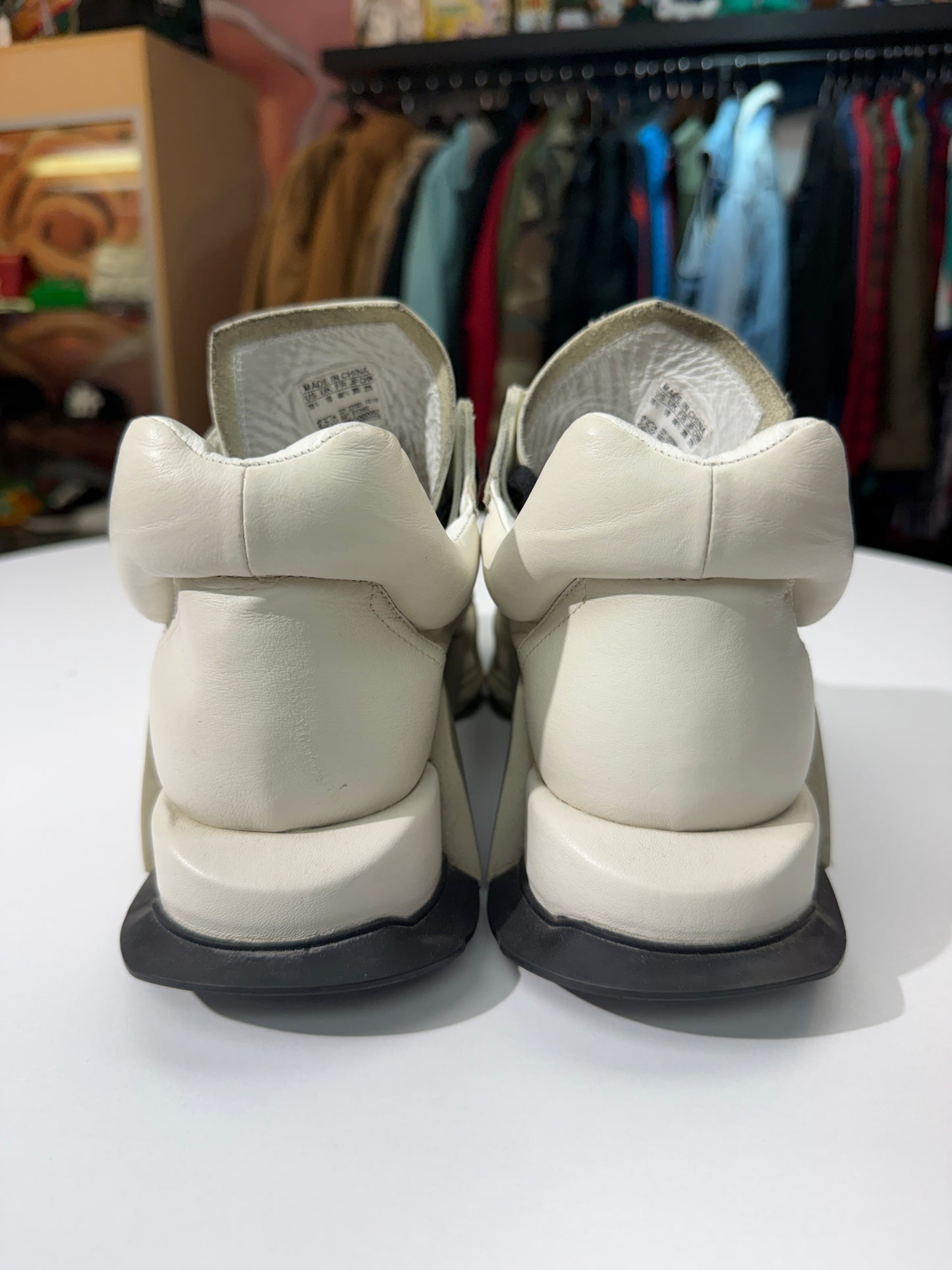 Preowned Rick Owens Milk Level Runner Low Adidas