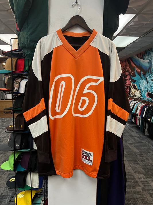 Y2K P Miller Orange and Brown Jersey