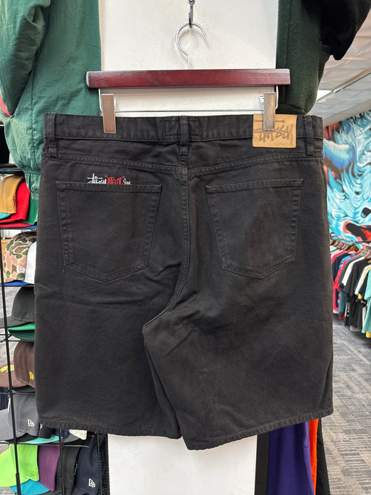 Stussy Big Ol’ Denim Shorts (Black)