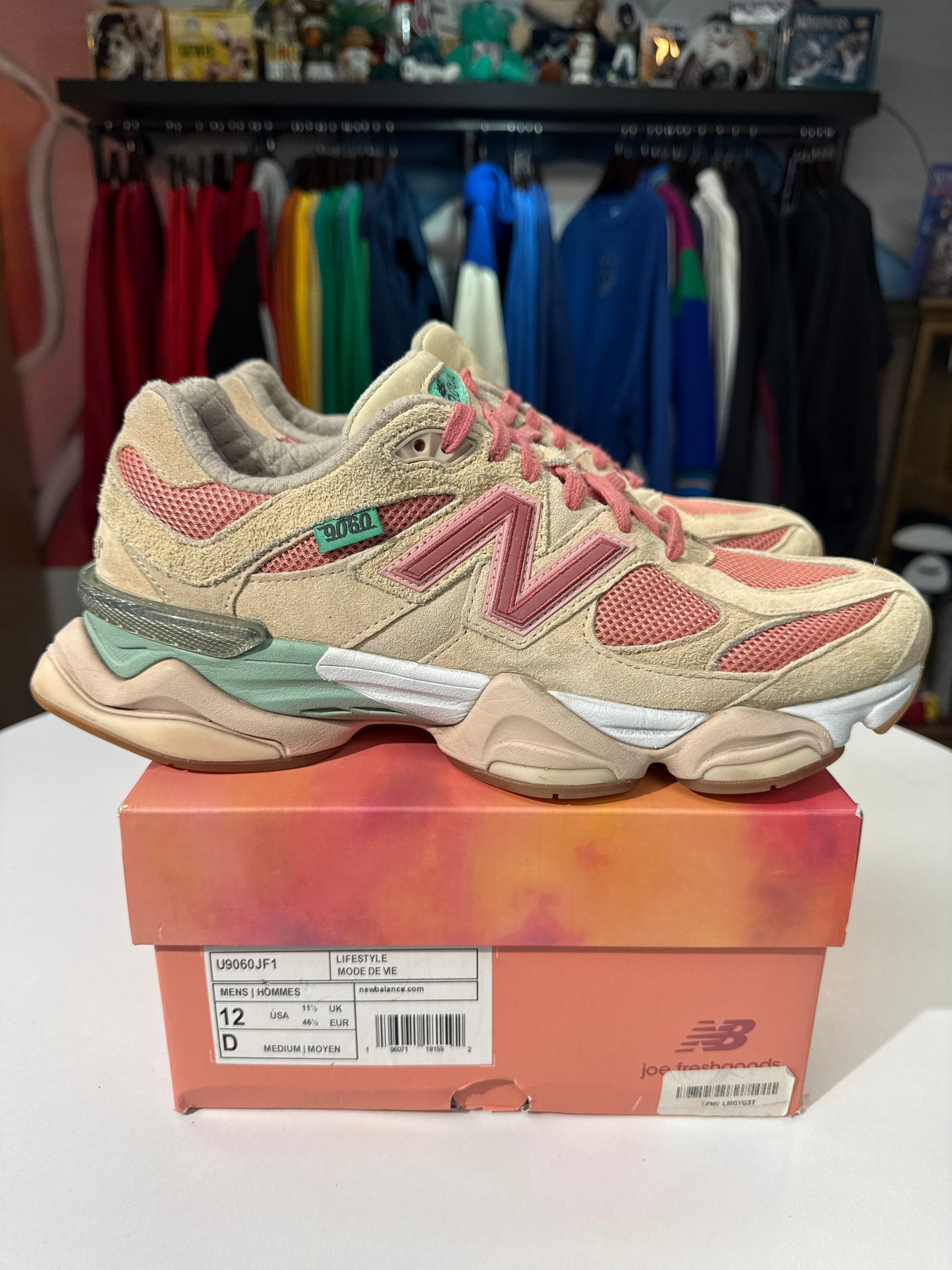 Preowned New Balance 9060 x JFG Inside Voices Penny Cookie Pink