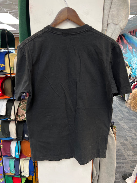 Original Fake KAWS Companion Black Tee