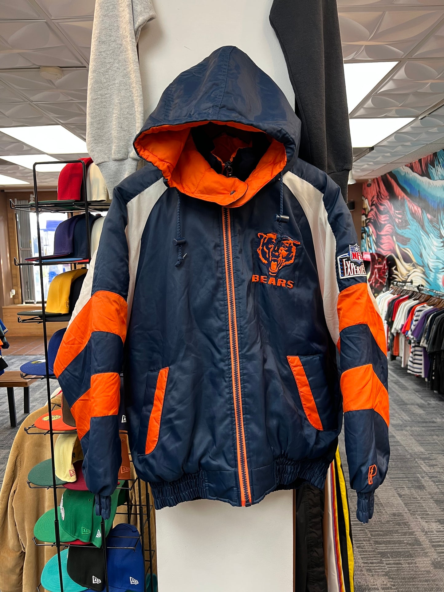 Vintage Chicago Bears Full-Zip Hoodie Jacket