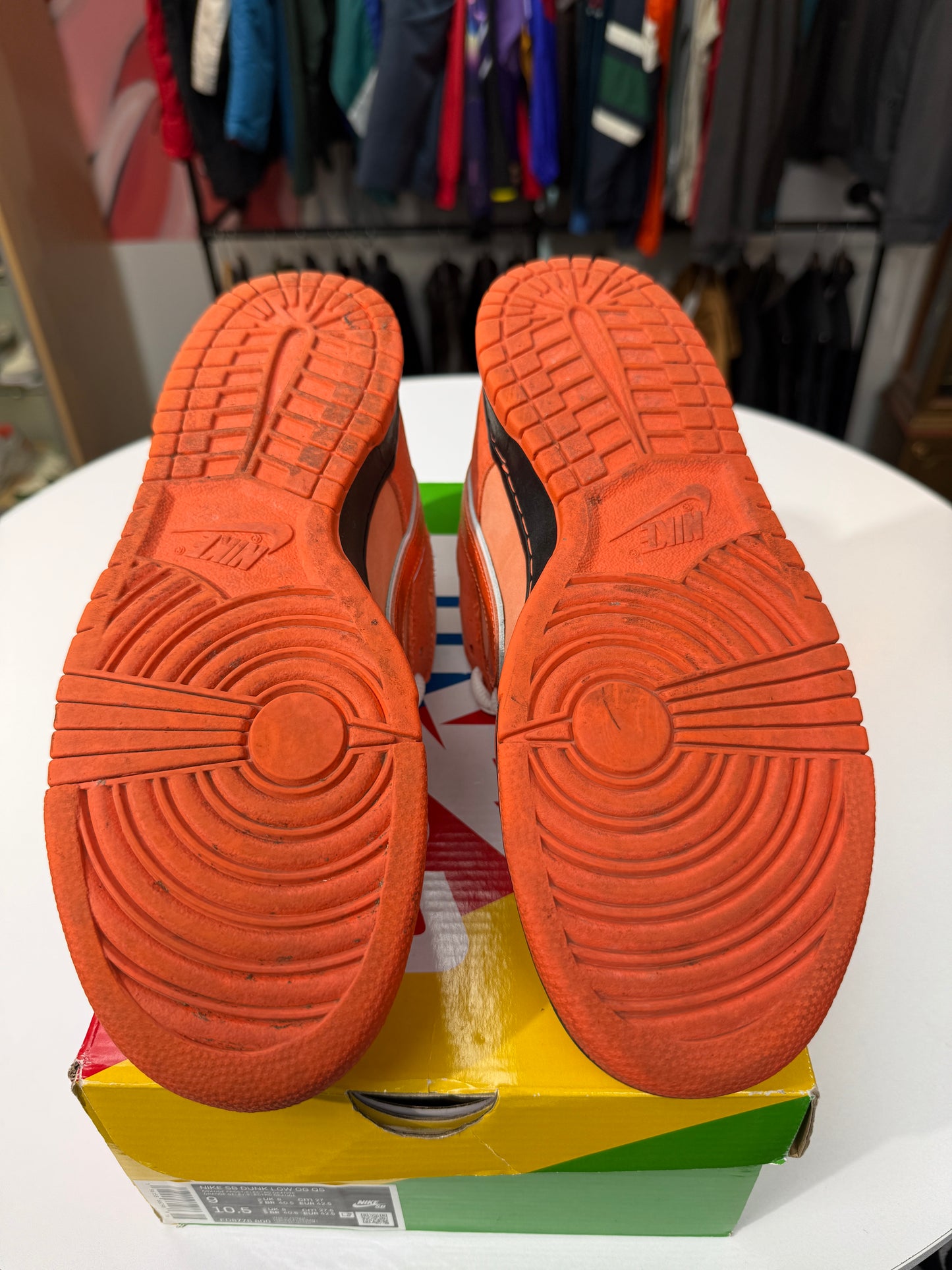 Preowned Orange Lobster Nike SB Dunk Low