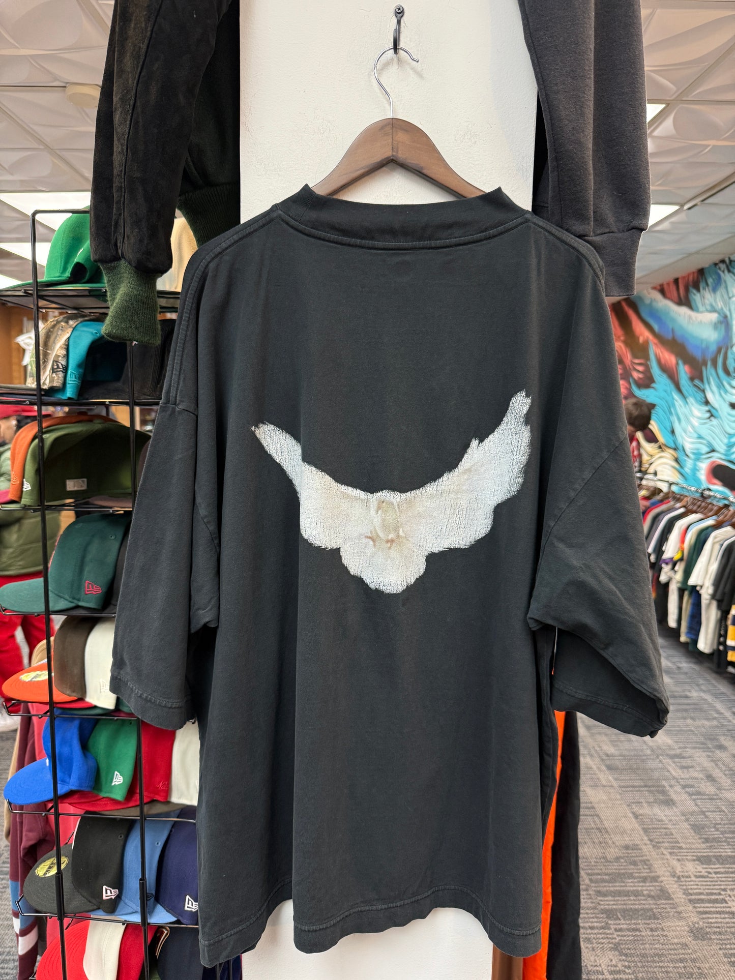 Yeezy GAP Balenciaga Dove Black Tee