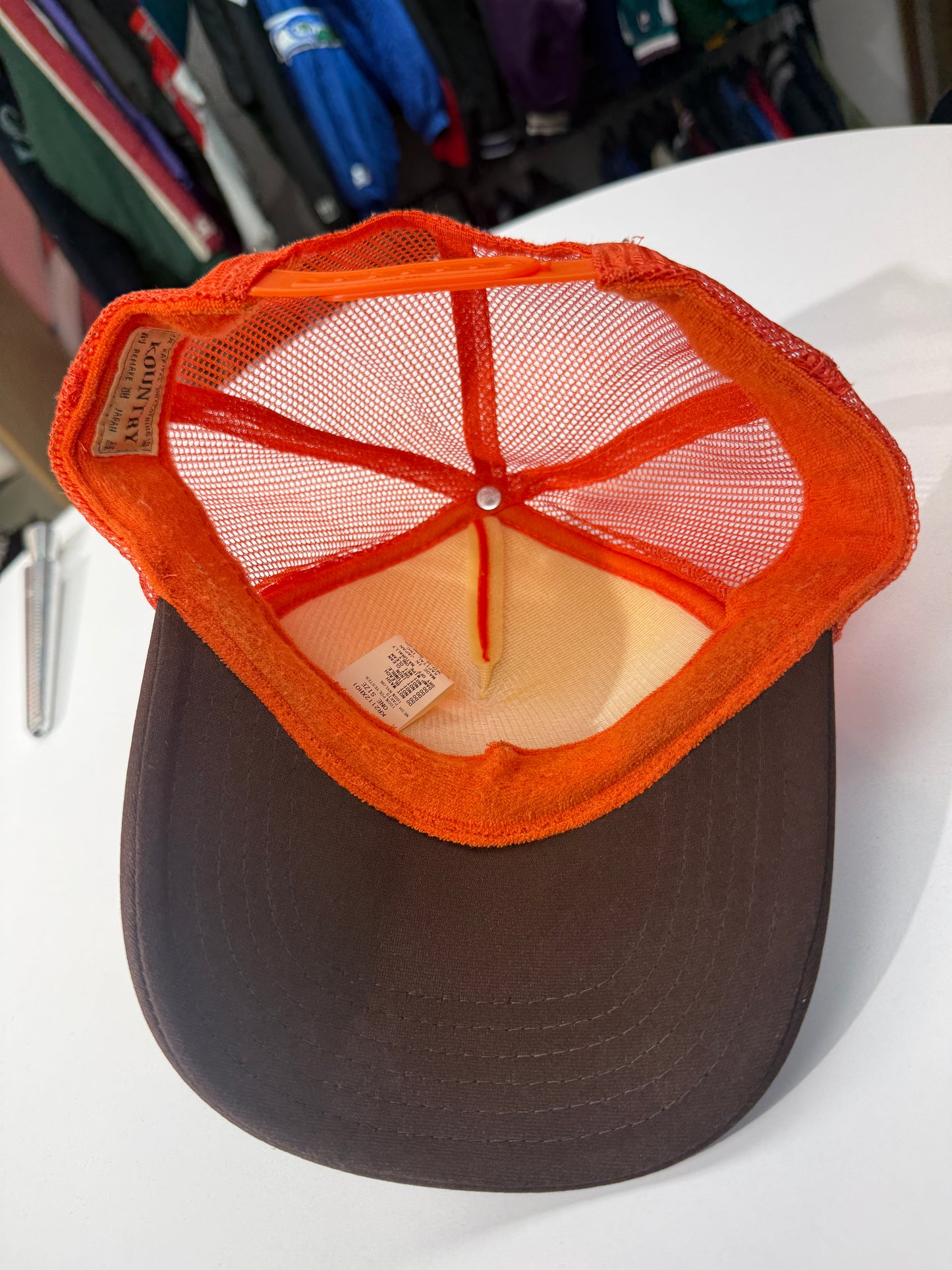 Kapital Century Denim Coating Service Trucker Hat