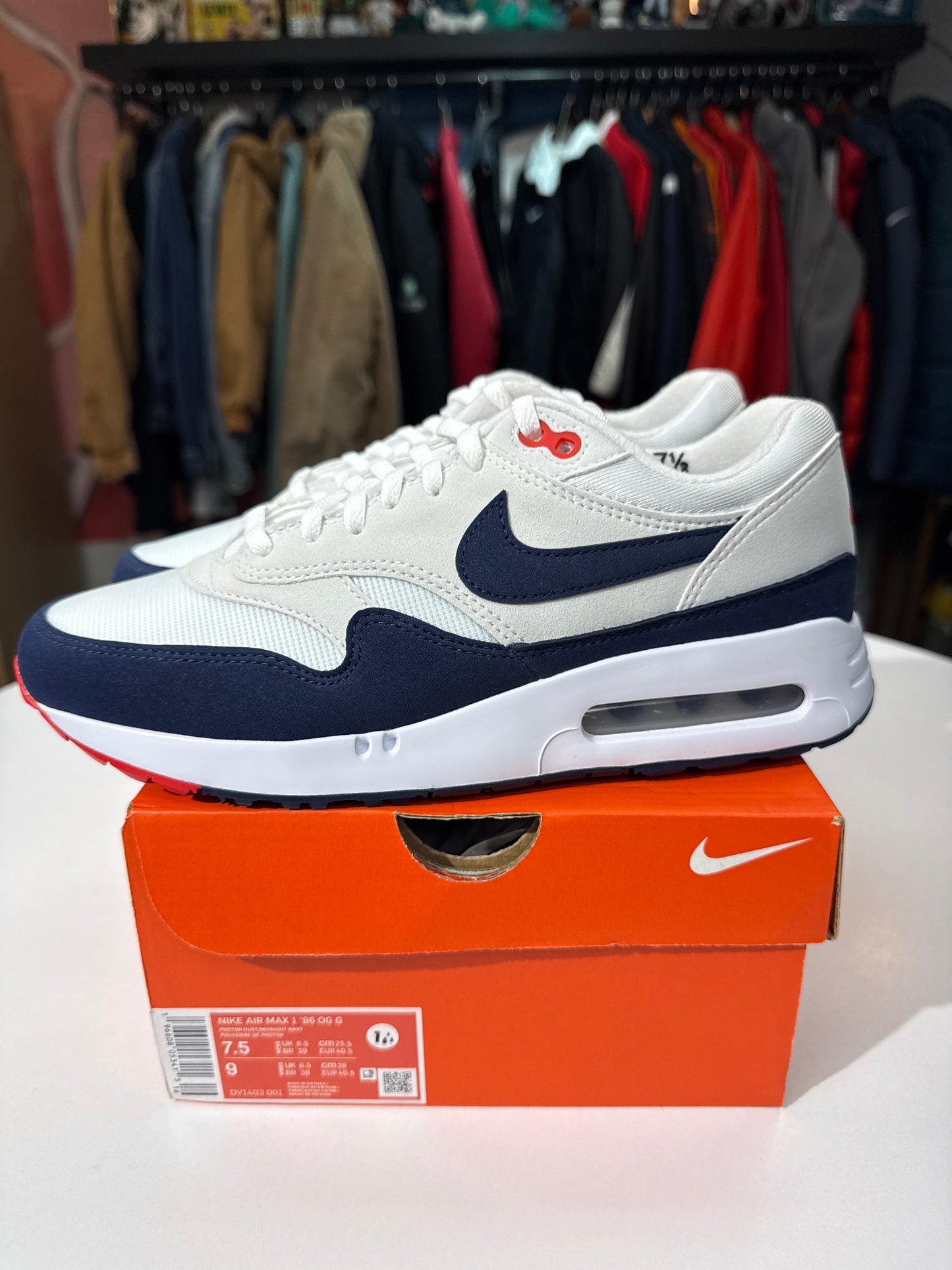 New Air Max 1 ‘86 OG Golf Obsidian