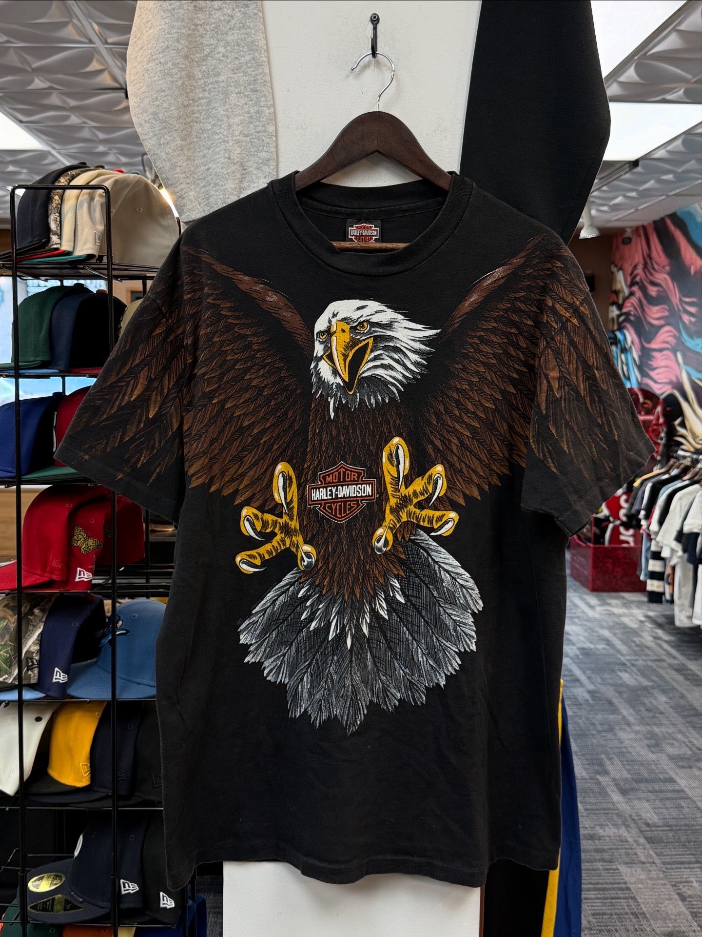 Vintage Harley Davidson Bald Eagle Tee