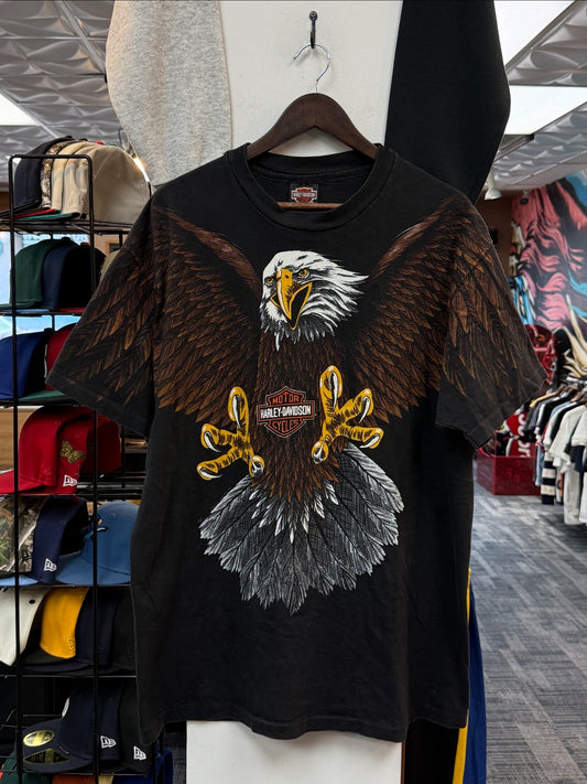 Vintage Harley Davidson Bald Eagle Tee