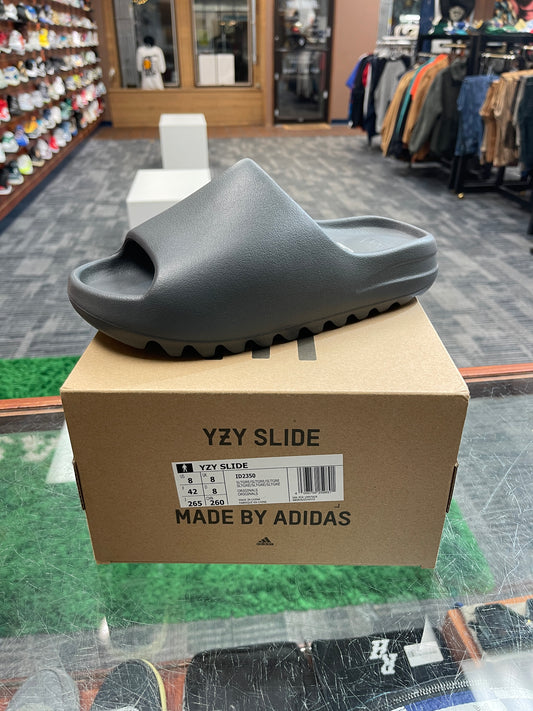 New Yeezy Slides Slate Grey