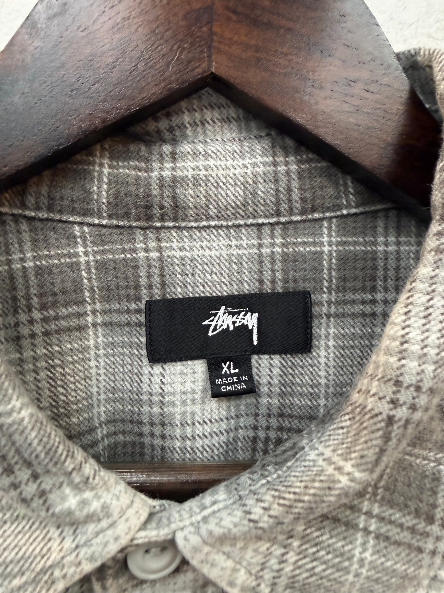 Stussy Dax Grey Flannel