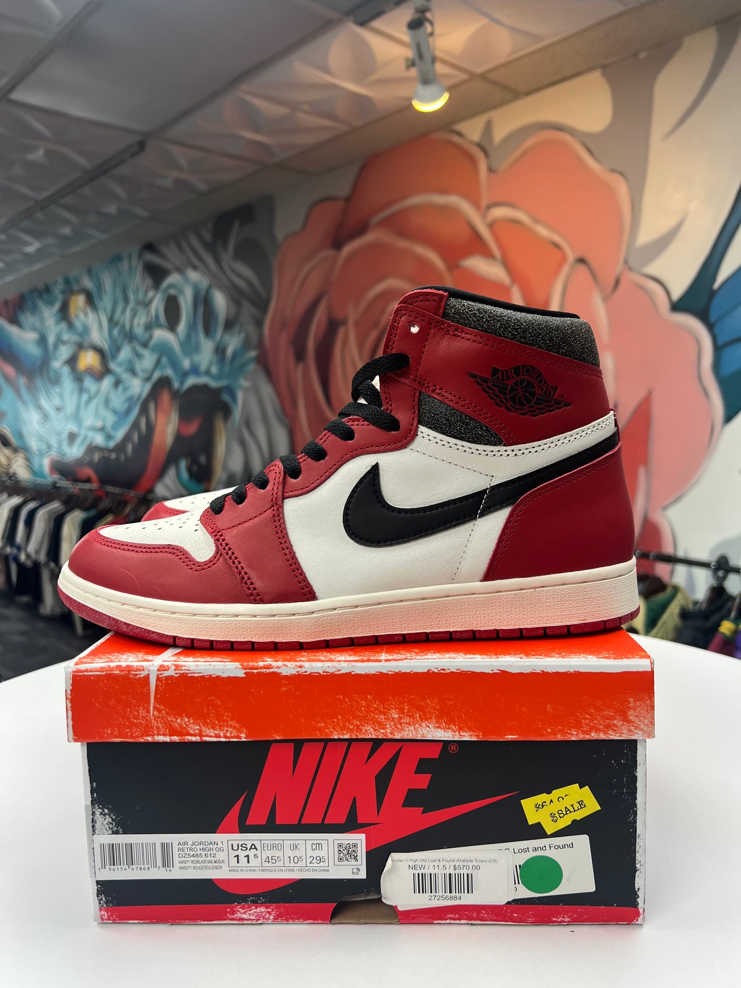 Preowned Jordan 1 Lost and Found