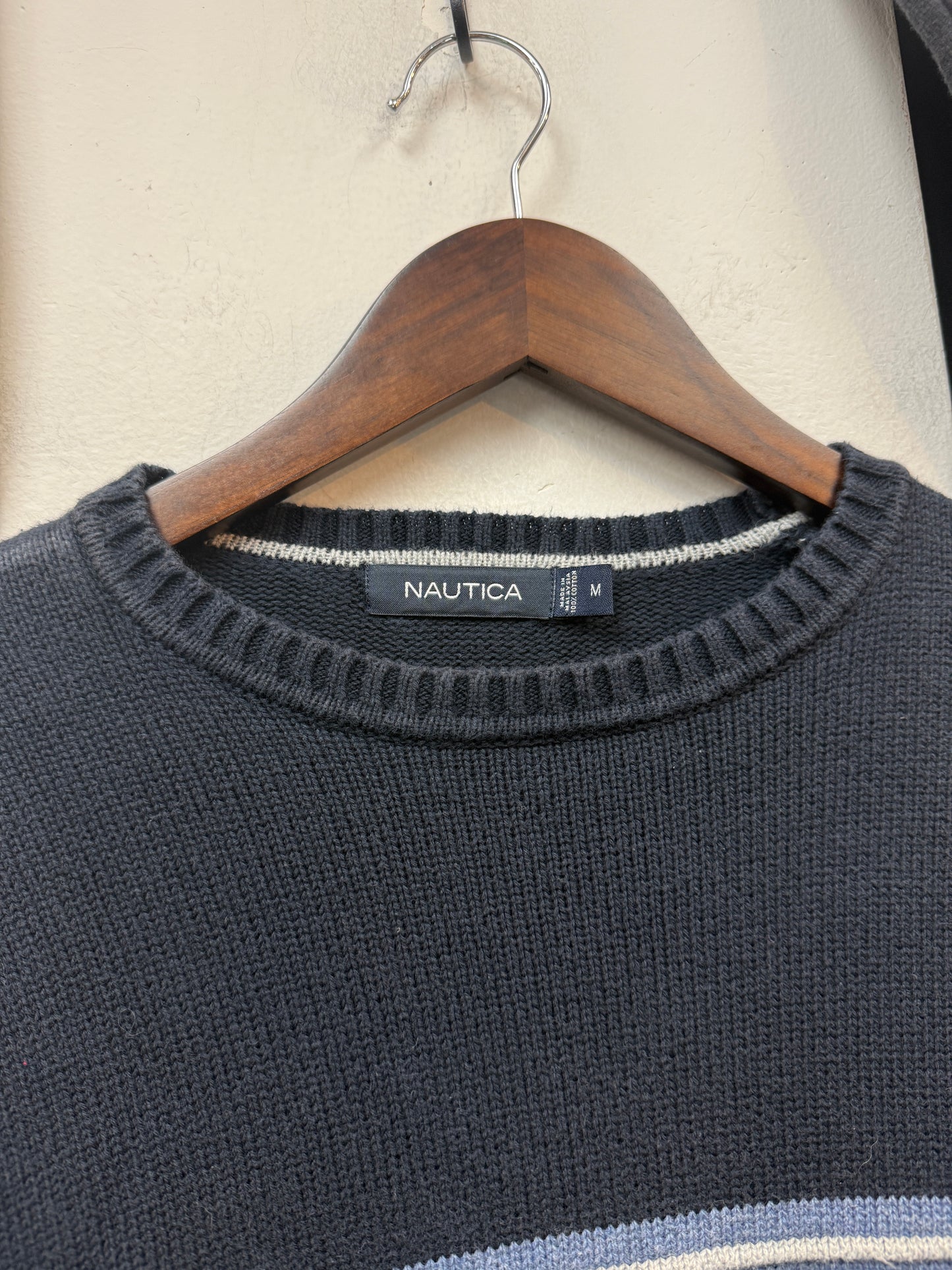 Nautica Navy Stripe Sweater