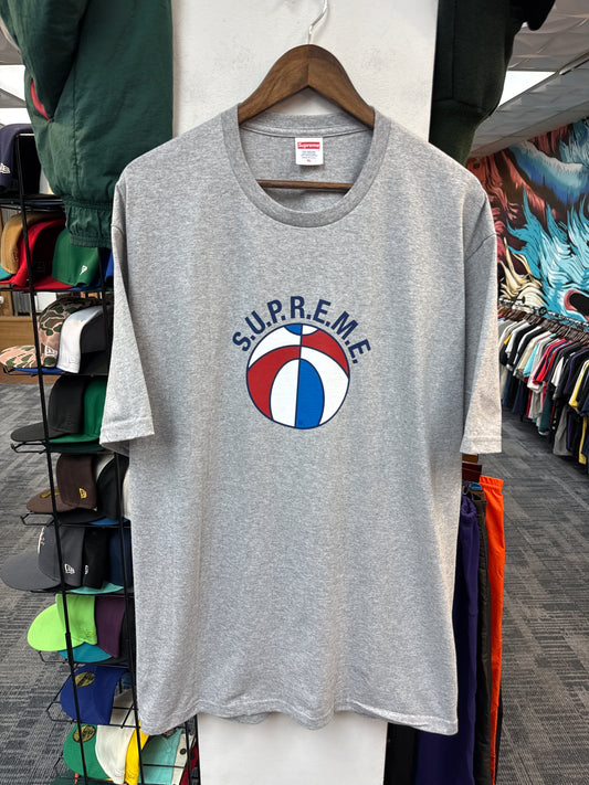 New Supreme League Tee (Heather Grey)