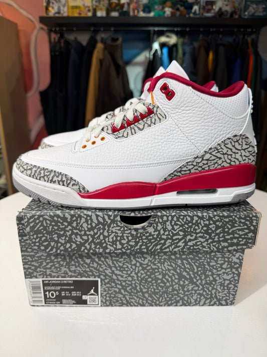 New Cardinal Red Jordan 3