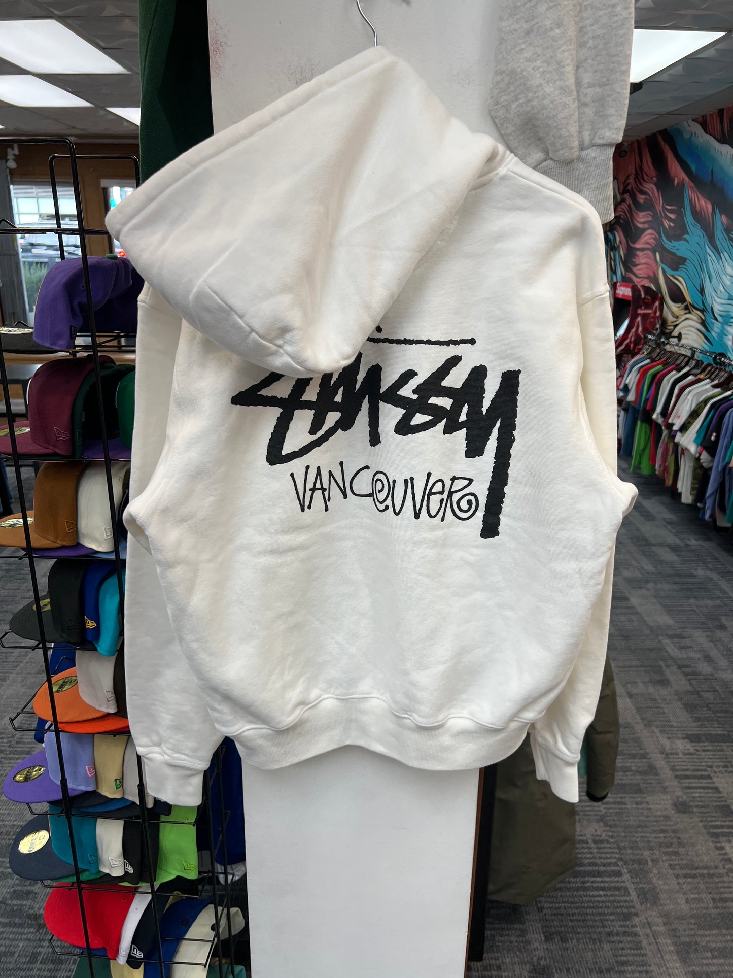 Stussy Vancouver Cream Hoodie