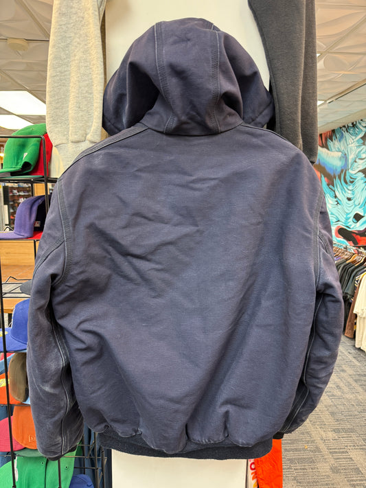 Carhartt FR Navy Hooded Work Jacket