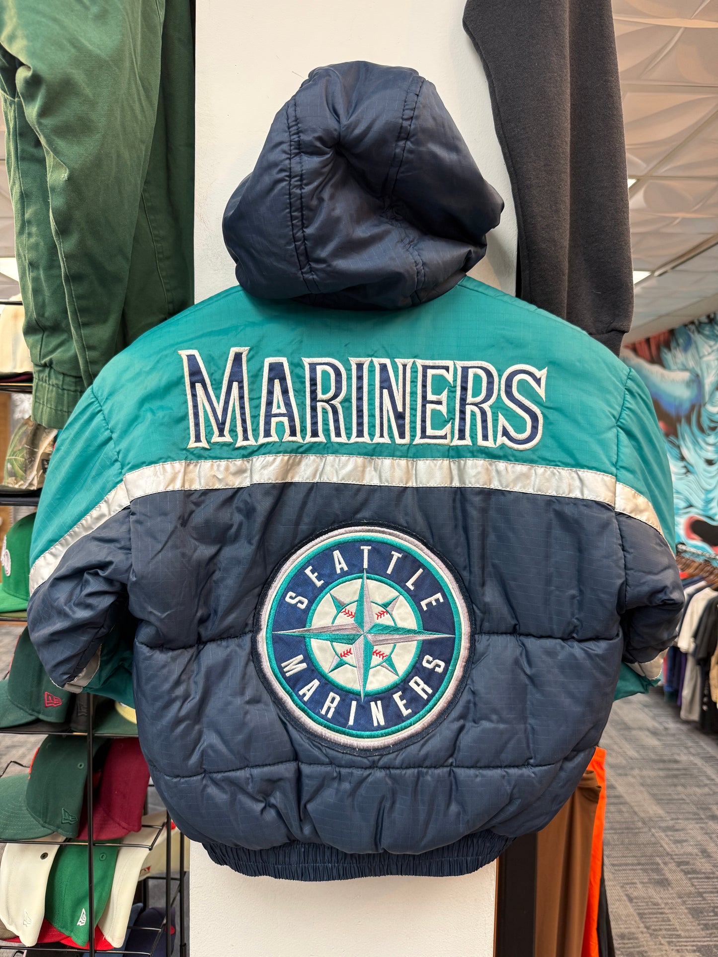 Vintage Mariners Kids Reversible Jacket