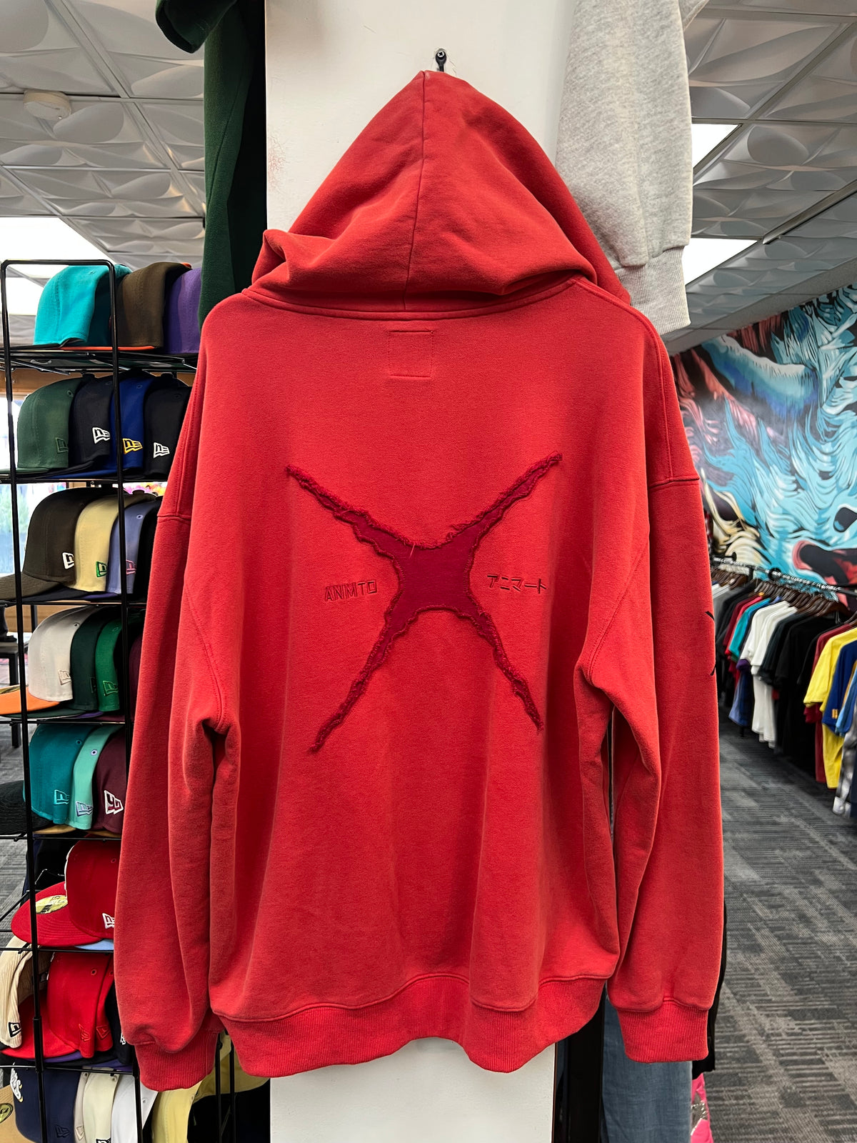 Animato Red Hawk One Piece Hoodie