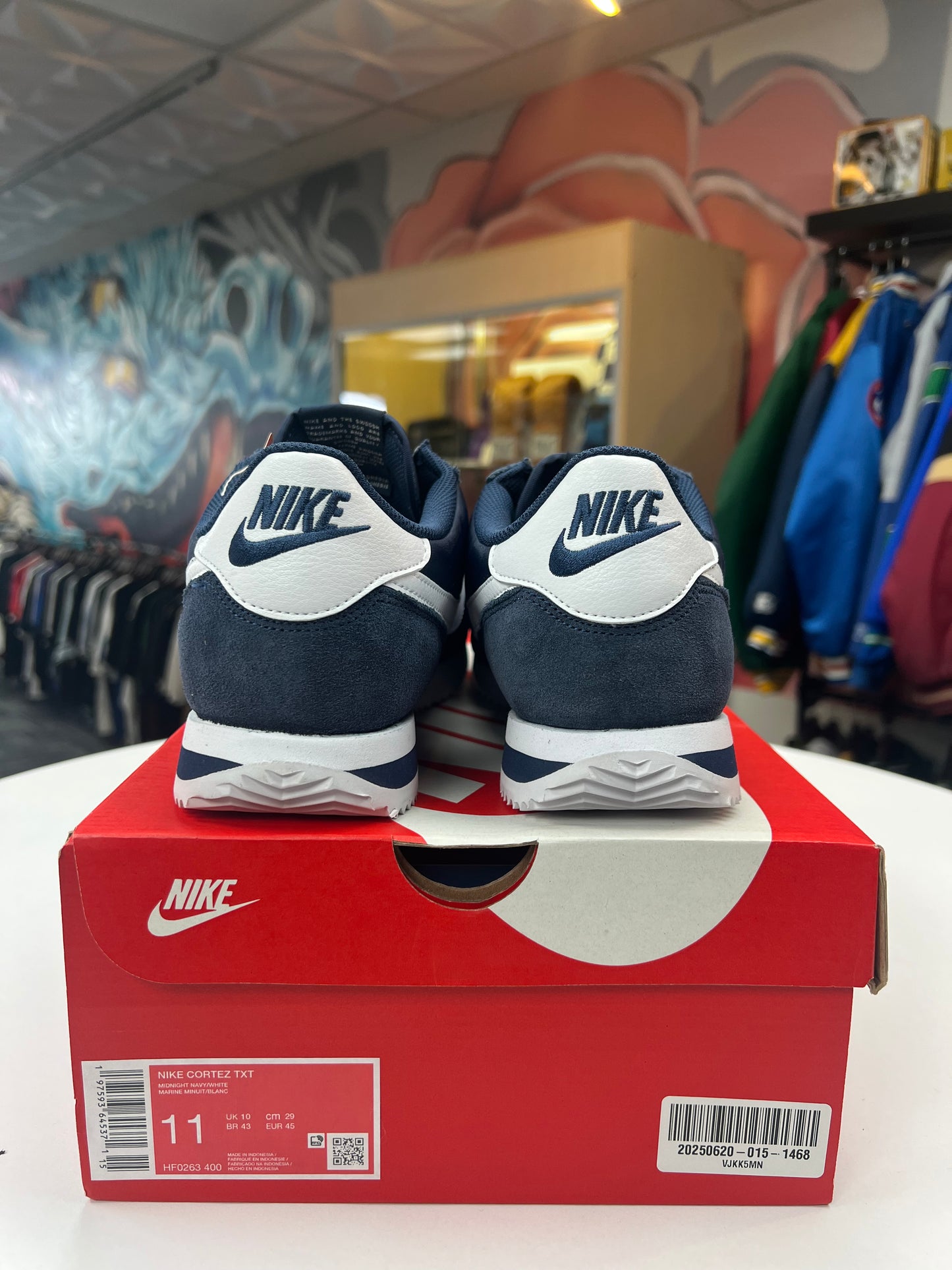 New Nike Cortez TXT Midnight Navy