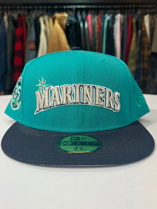 Mariners 35th Anniversary Teal Fitted Hat