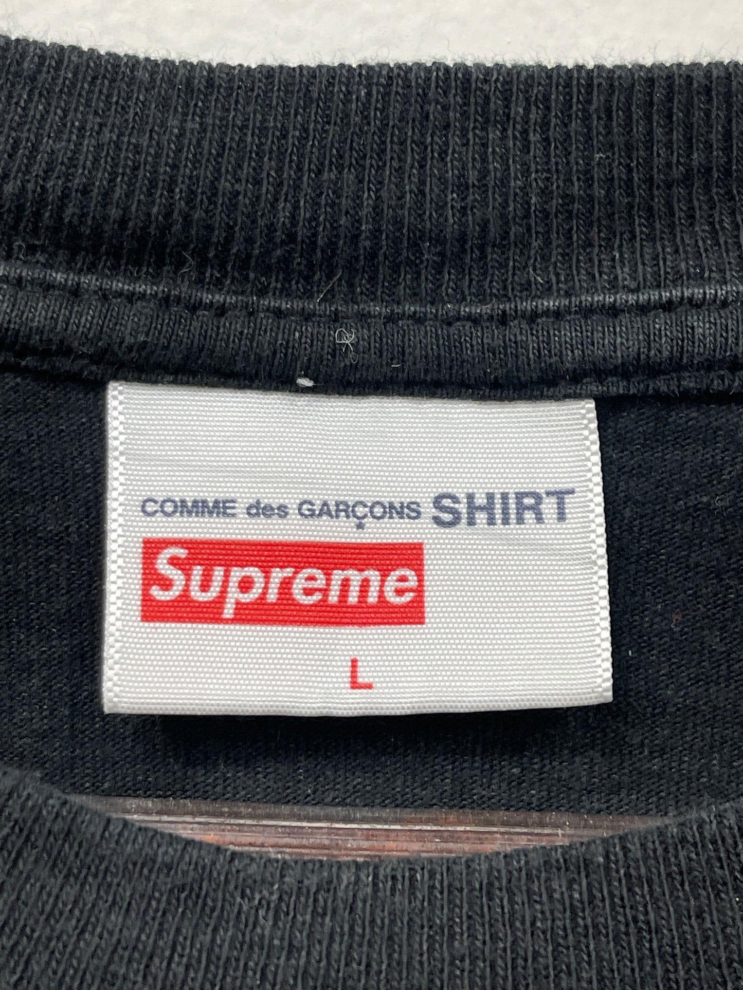 Supreme x CDG Split Box Logo Tee