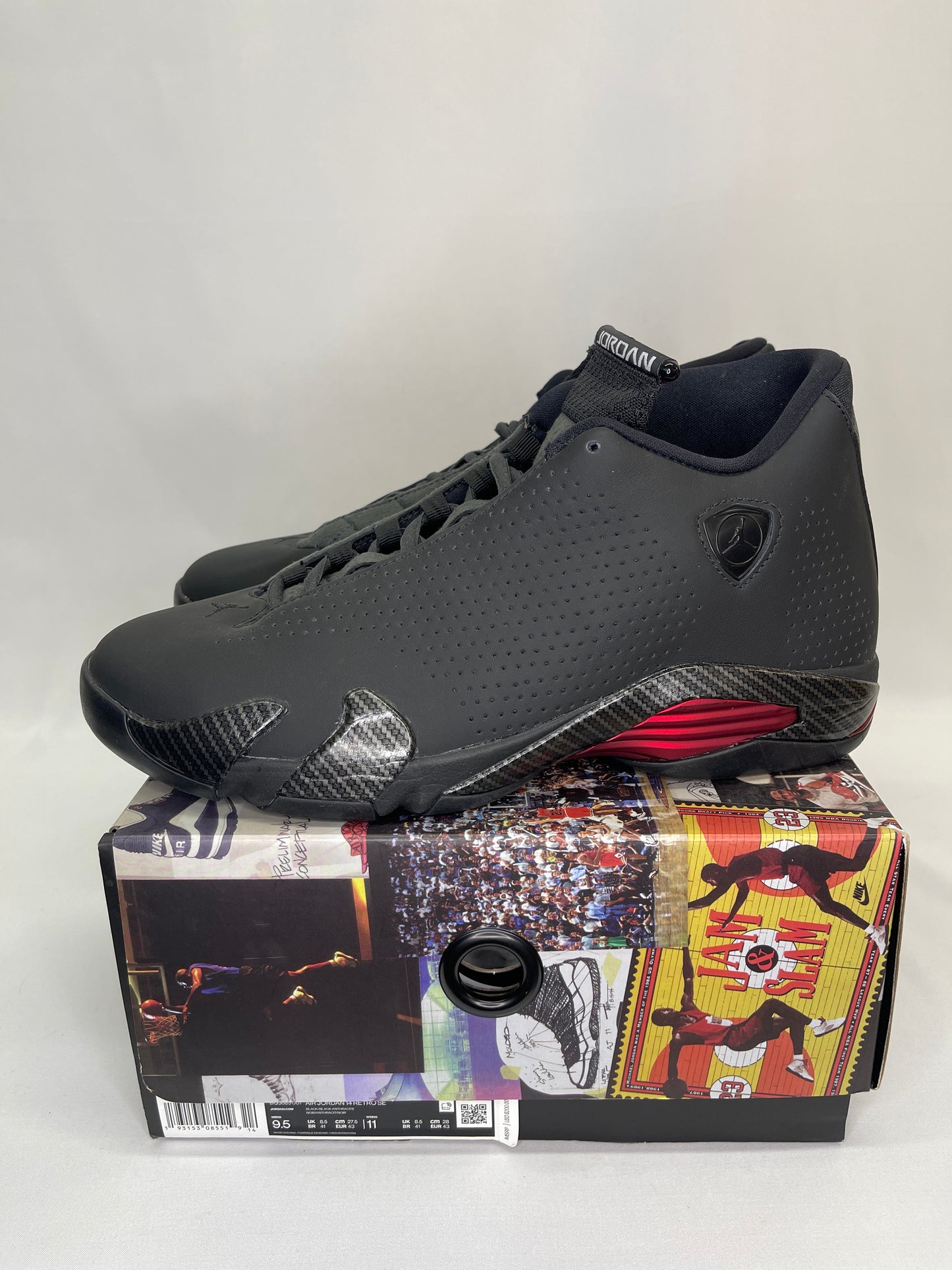 Preowned Jordan 14 Black Anthracite