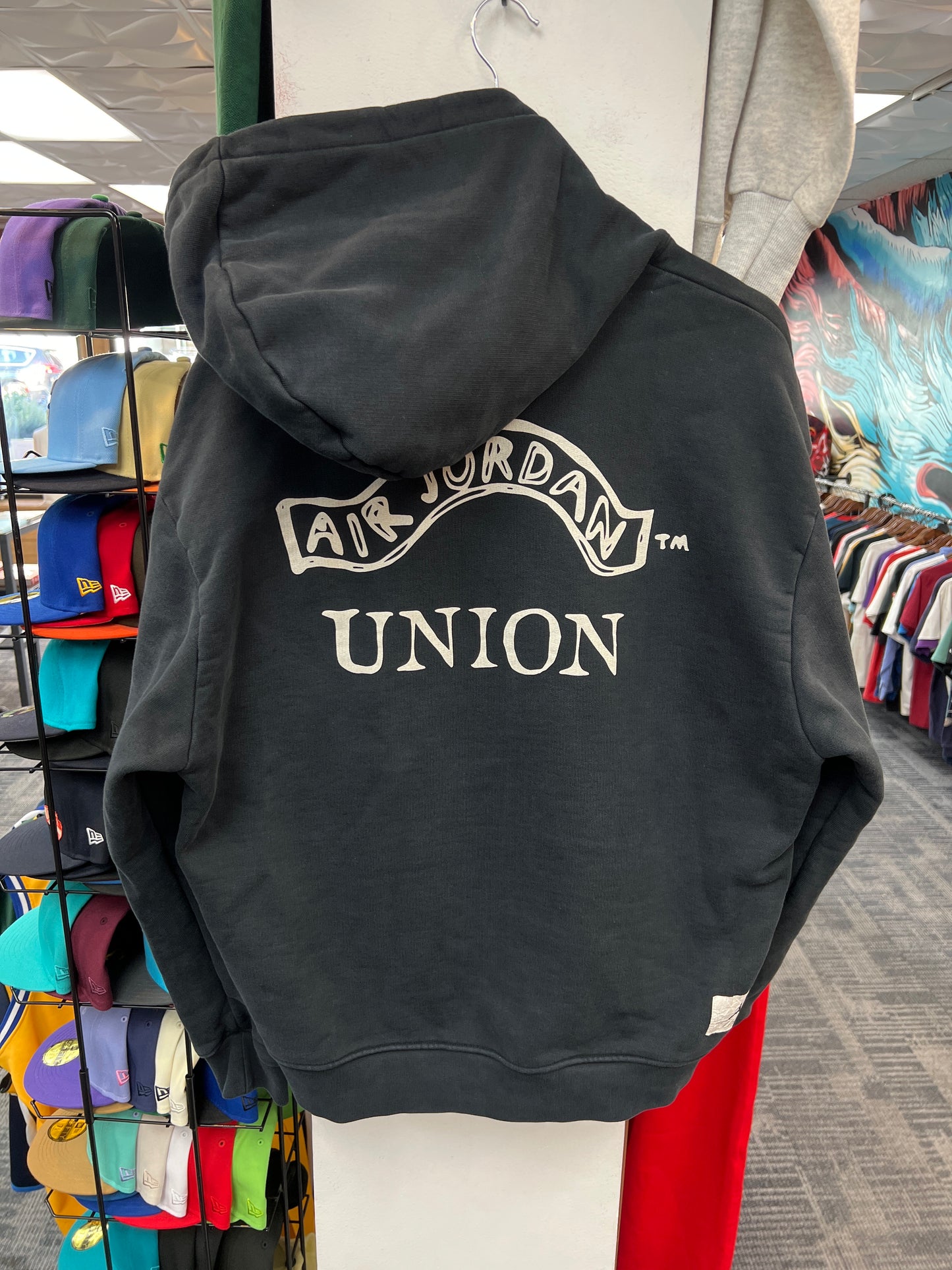 Jordan x Union LA Black Fleece Hoodie