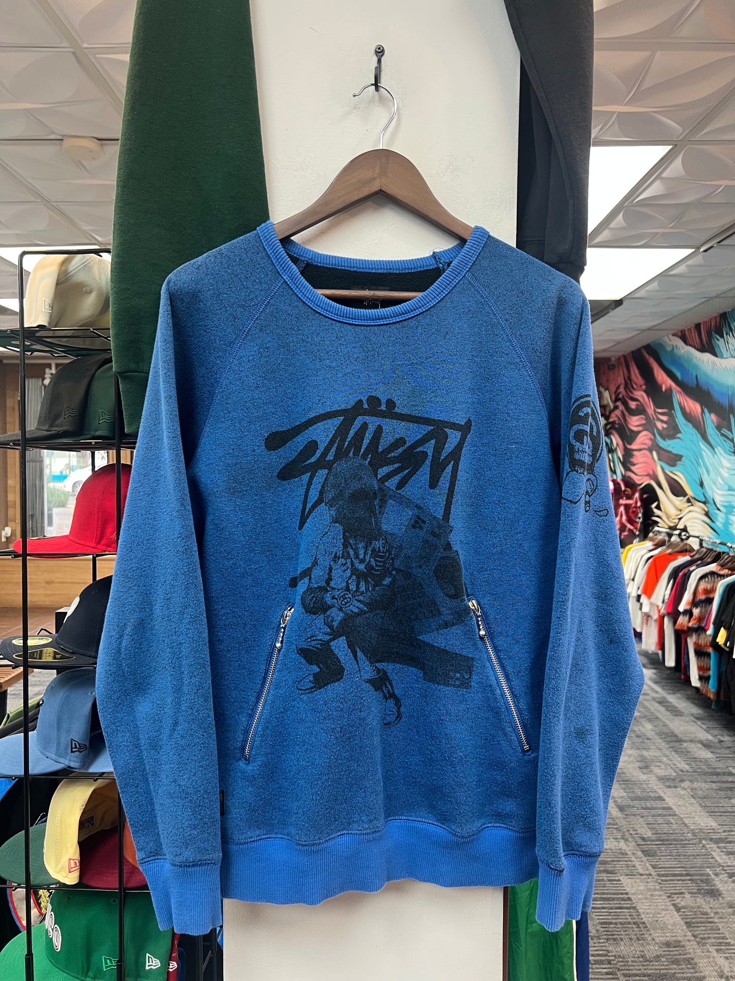 Stussy x Kostas Seremetis Machine Crewneck