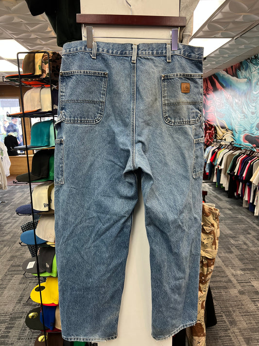 Carhartt Light Wash Double-Knee Denim Jeans