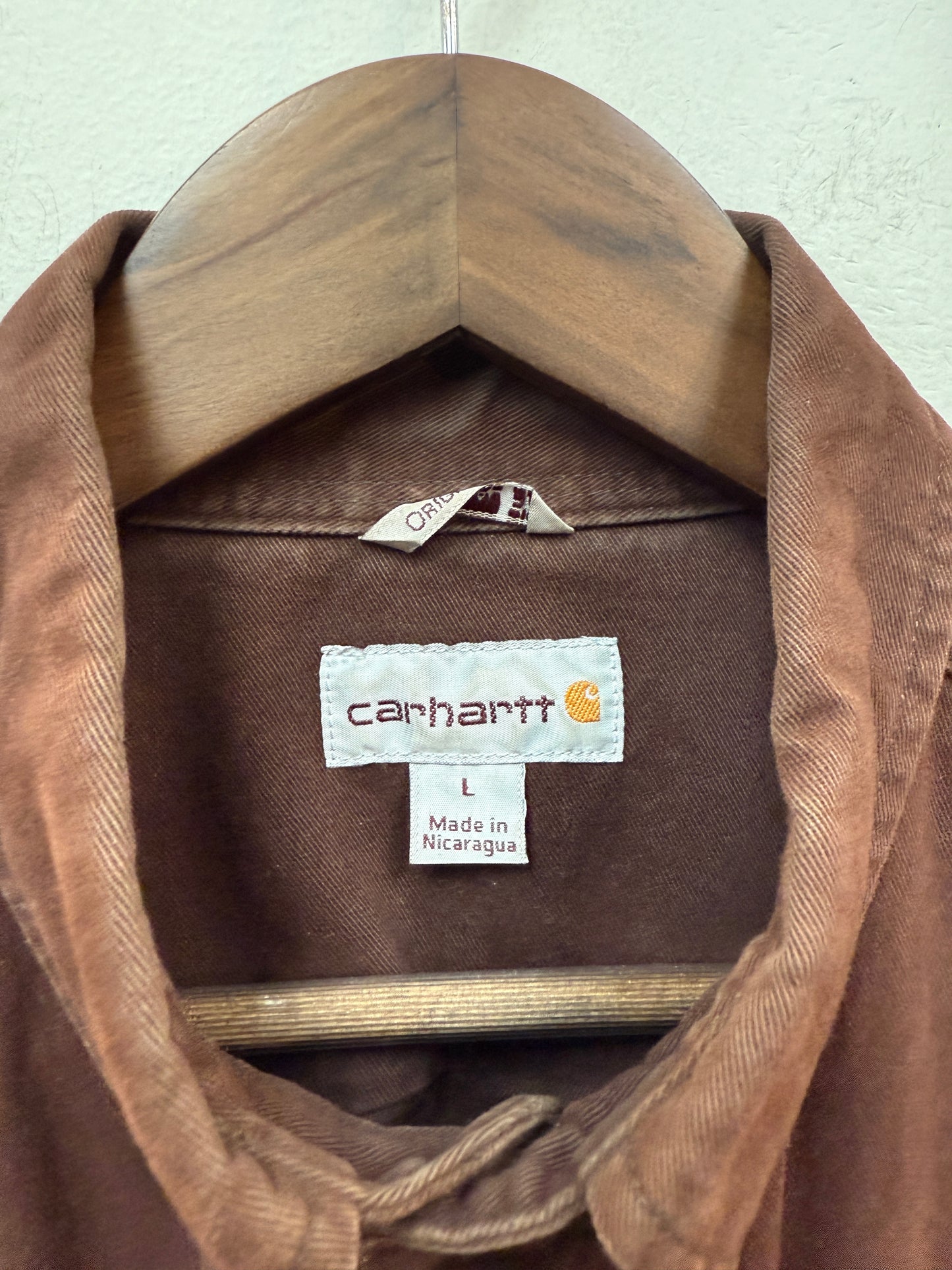 Carhartt Brown Button Up