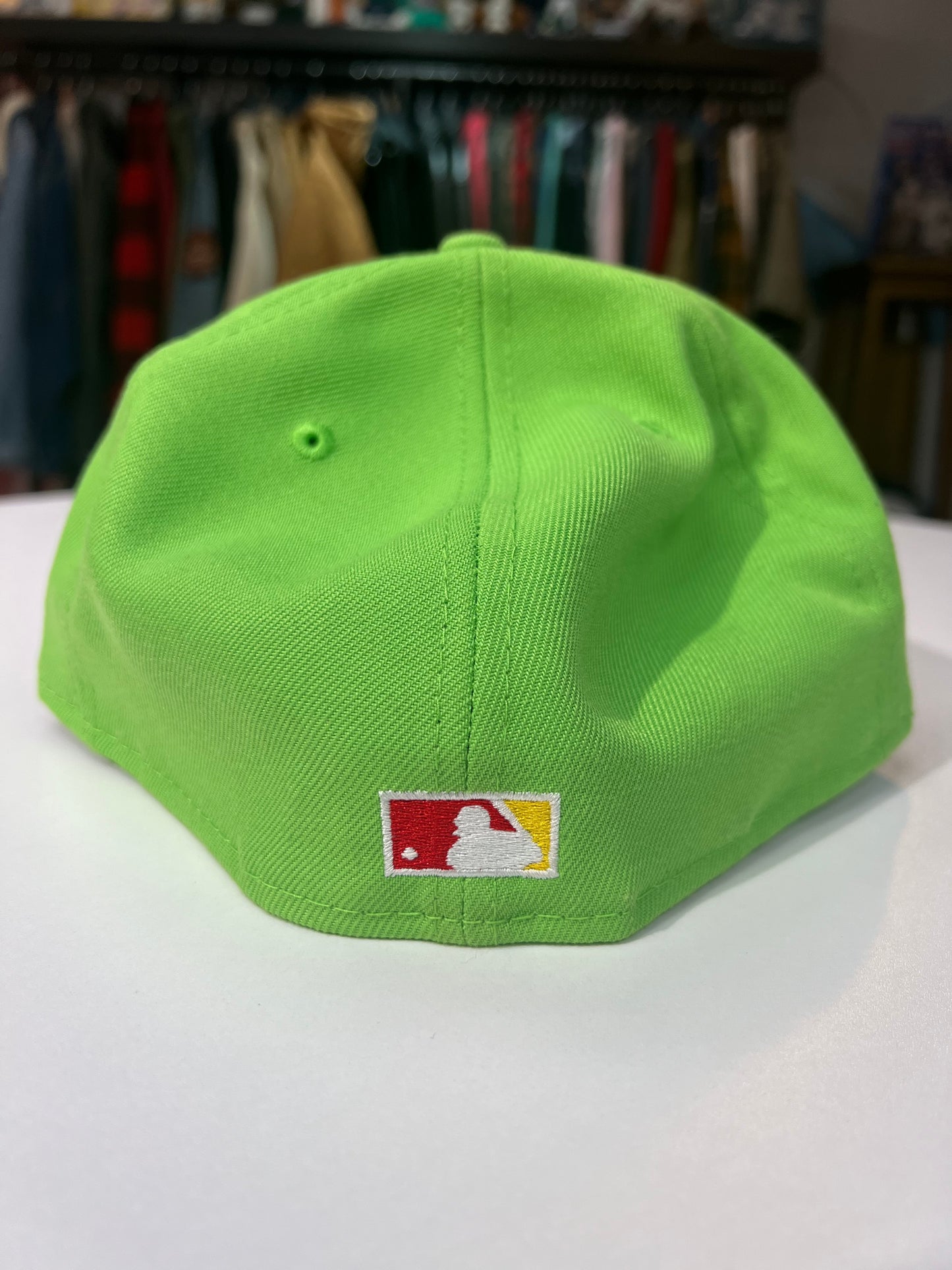 Milwaukee Brewers Lime Green 50th Anniversary Fitted Hat