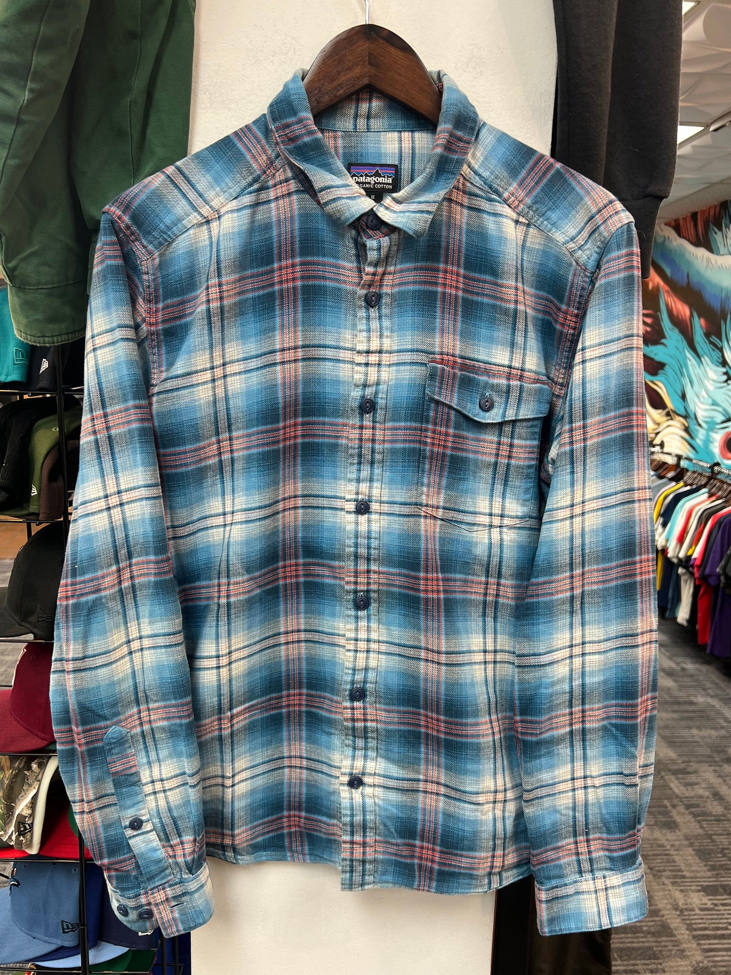 Patagonia Blue Flannel