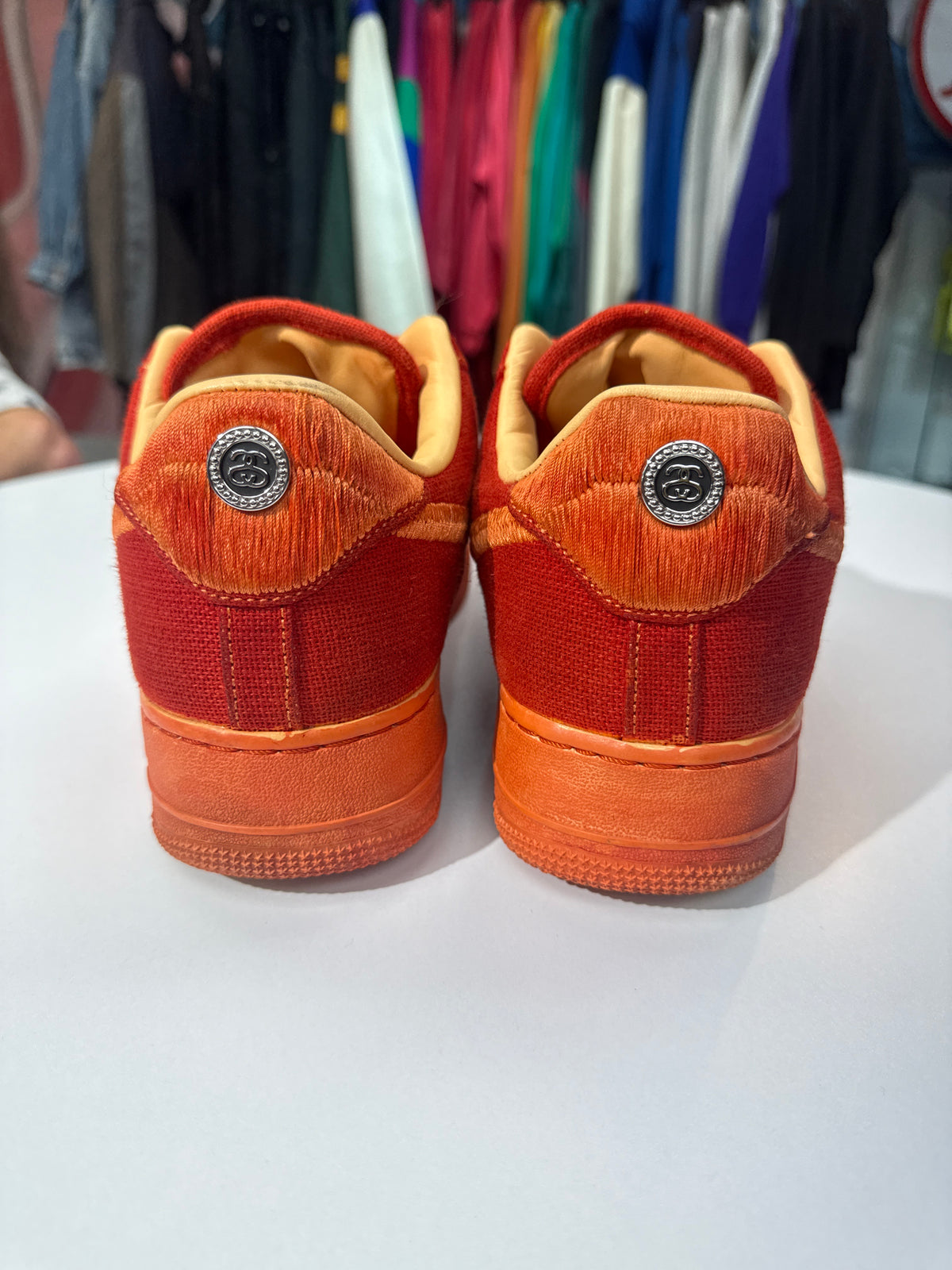 Preowned Nike x Stussy AF1 Dyed Fossil