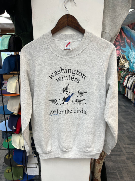 Vintage Washington Winters Bird Crewneck